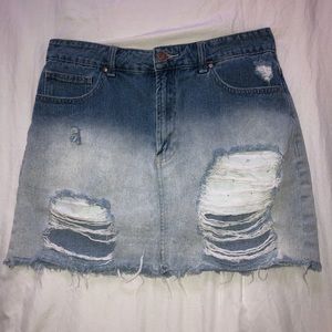 Jean skirt